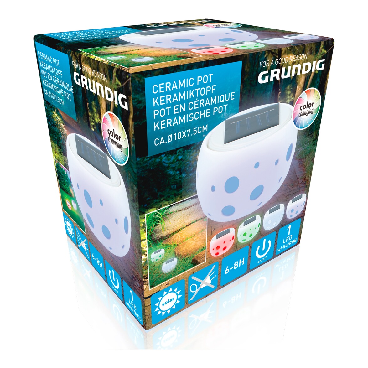 Grundig Solar lamp pot &quot;Kleurwissel&quot; online kopen Huis &amp; Comfort