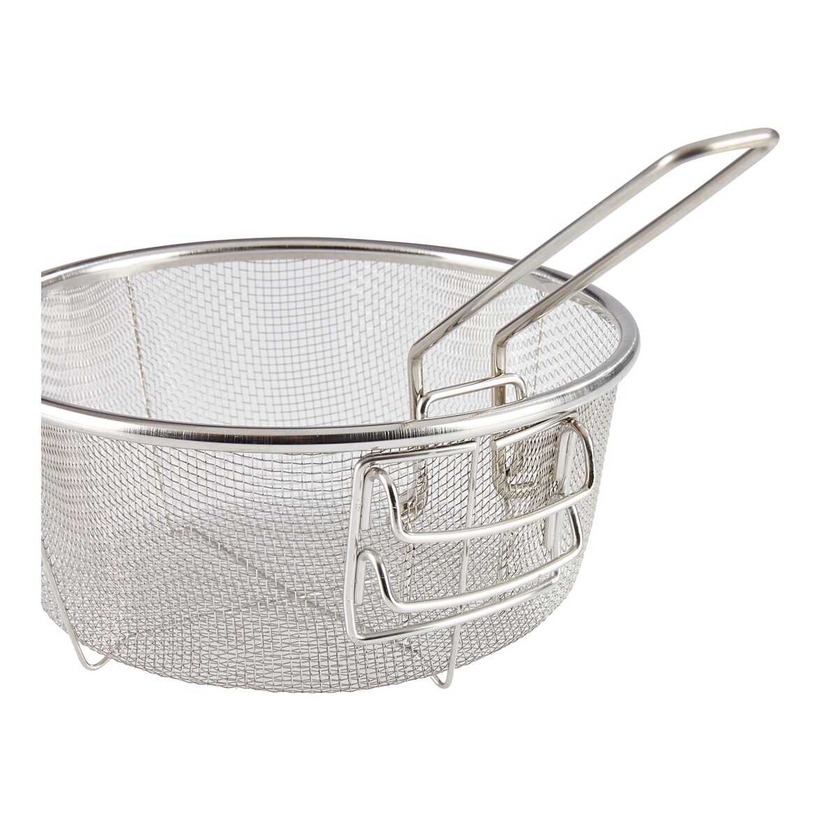 Faltbarer Frittierkorb Aus Edelstahl 18cm - Praktisch Für Pommes & Hähnchen