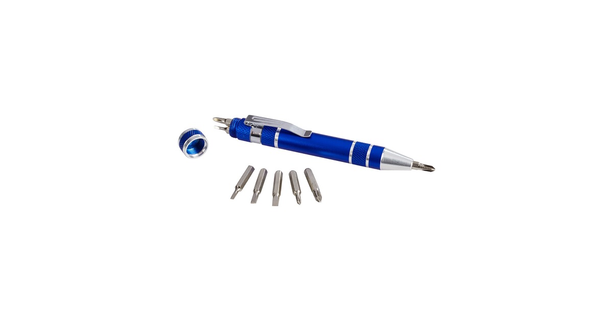Bleu Ounona 8 en 1 tournevis Pen Mini Gadgets multifonctions outils de réparation de précision Stylo de tournevis kit doutils de réparation téléphone portable Outil à Main 
