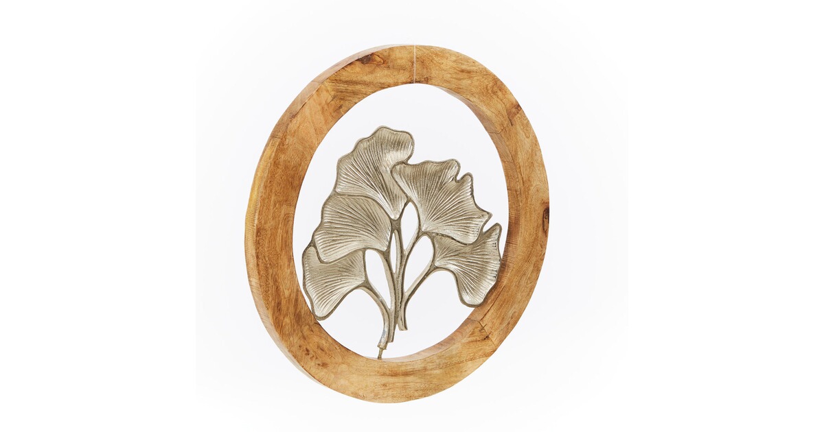 Wand-Objekt Ginkgo Braun/Silberfarben online kaufen | Die moderne Hausfrau