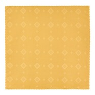 Linien Wellen Schmutzabweisend Gelb und Weiß Tischdecke 