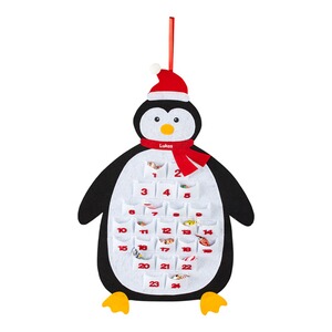 Adventskalender mit Namen "Pinguin"