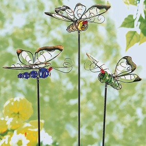 vivaDOMO®  Leuchtstecker "Schmetterlinge", 3 Stück