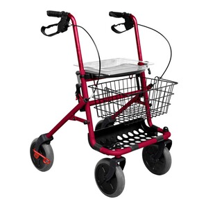 Rollator Actimo Basic, klappbar rot
