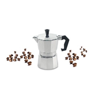 Alu-Espressokocher eckig für 6 Tassen