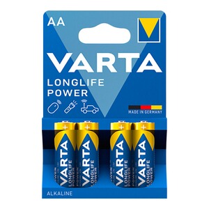 VARTA  Varta-Longlife-Power-Batterien AA, 4 Stück