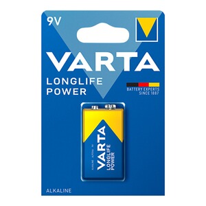 VARTA  Varta-Longlife-Power-Batterien, 9V E-Block