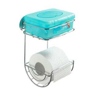 WENKOTurbo-Loc® Toilettenpapierhalter mit Ablage, Befestigen ohne bohren 1