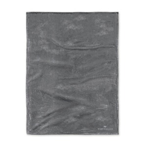 TOM TAILOR  Angorina-Fleece-Decke, 150x200 cm  dark-grey