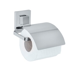 WENKOVacuum-Loc® Toilettenpapierhalter Cover Quadro Edelstahl, Befestigen ohne bohren 1