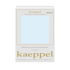 KAEPPEL  Jersey-Spannbettlaken mit Elasthan  ciel