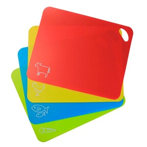 STONELINE  Flexible Schneidematten-Set 38 x 30,5 cm, 4-tlg., rot, gelb, blau, grün