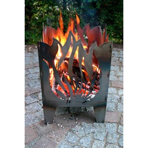 Design Feuerkorb Flamme  ca. 30,5x32x47 cm 1