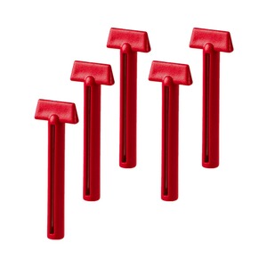 genialo®  Tubenaufroller-Set, 5 Stück  rot