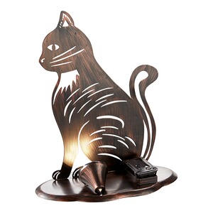 Juliahestia Décoration De Jardin En Forme De Chat - Lampe Solaire - Décoration De Pelouse - Décoration De Pelouse