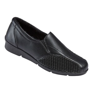 Schoenen damesschoenen Instappers Mocassins Vintage stap in de comfort zone maat 6 zwarte slip op schoenen RN # 3879-240823R1 Made in the USA 