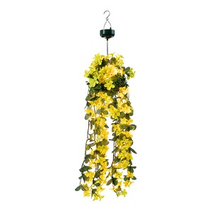 vivaDOMO®  Solar-Blumen-Hänger "Gelbe Blüten"