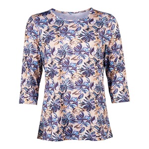 Damesshirt met 3/4-mouwen 