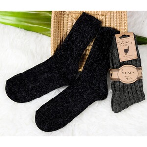 Socken mit Alpaka-Wolle, 2 Paar 1