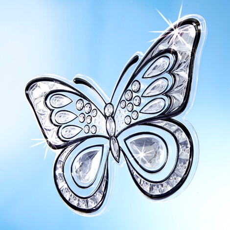 vivaDOMO®  Kristall-Deko "Schmetterling", 7 Stück 2