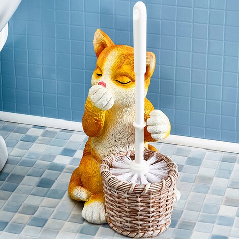 WC-Bürsten-Garnitur "Katze" 2