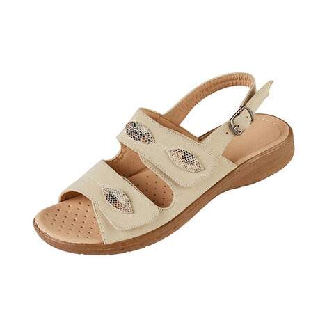 wonderwalk  Bequemsandale "Gitte" beige 1