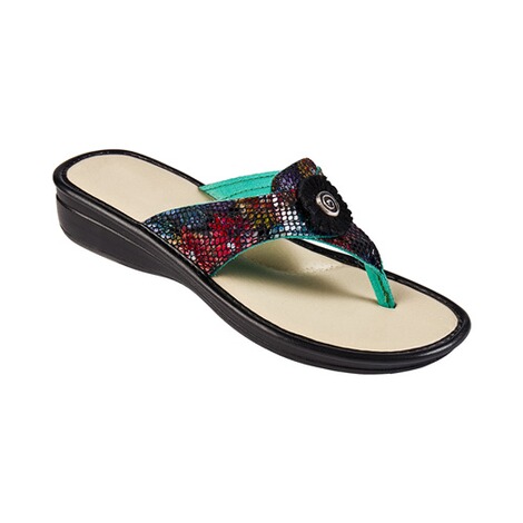 tongs femme cuir confort