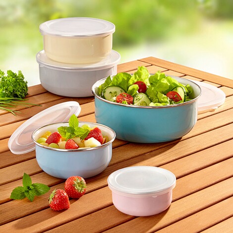 Emaille-Dosen-Set "Trend", 8 Teile + 1 Dose GRATIS online kaufen | Die