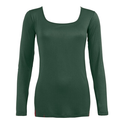 Basic-Longshirt grün 1