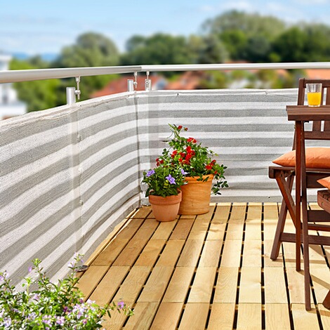 Balkon Sichtschutz Streifen Online Kaufen Die Moderne Hausfrau