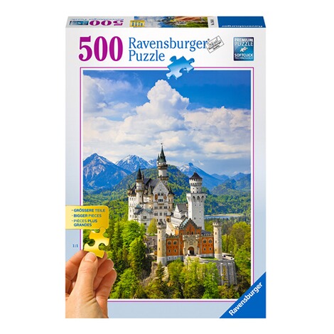 Ravensburger  Puzzle "Märchenhafters Schloss" mit 500 XXL-Teilen 1