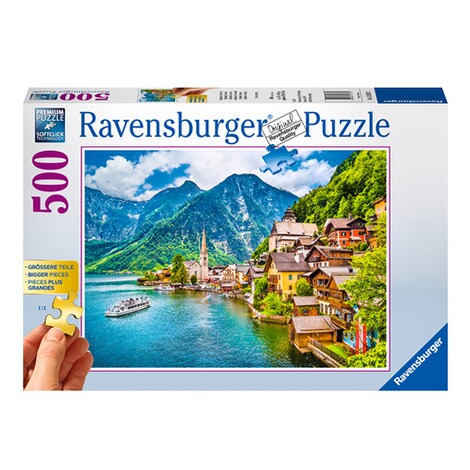 Ravensburger  Puzzel met XXL-puzzelstukken, 500 stukjes Hallstatt 1