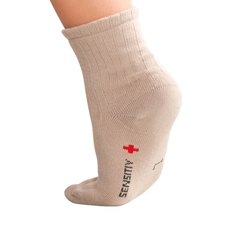 Super-Komfortsocken beige 1