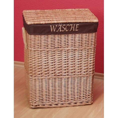 Wäschekorb aus Weide, handgeflochten online kaufen | Die moderne Hausfrau