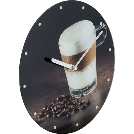 Glasuhr Simon, Ø ca. 25 cm, Motiv Kaffee online kaufen ...