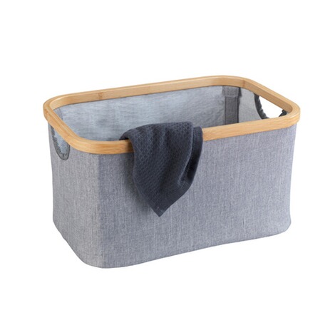 WENKO Aufbewahrungskorb Bahari faltbar, Aufbewahrungsbox, Faltbox mit