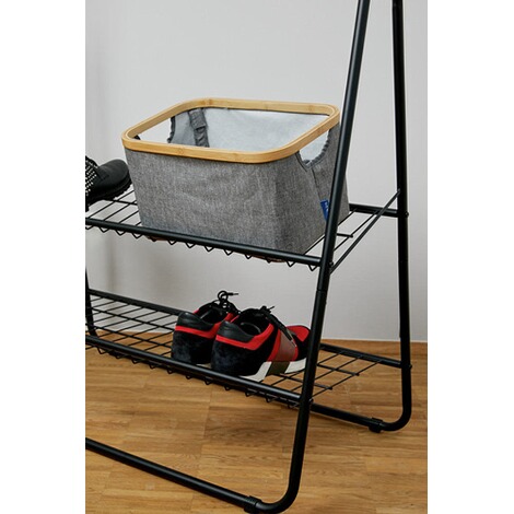 WENKO Aufbewahrungskorb Bahari faltbar, Aufbewahrungsbox, Faltbox mit