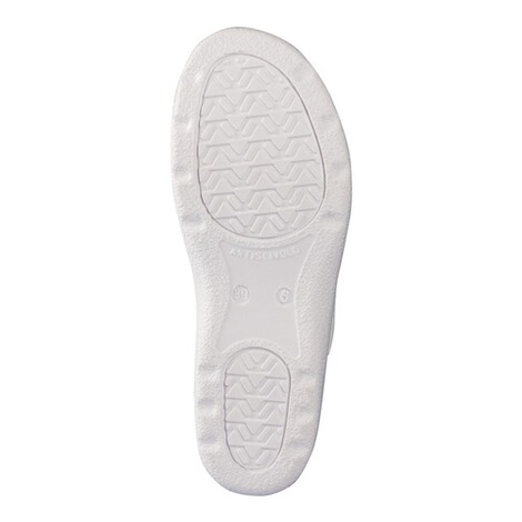 Mules en cuir femme blanc 4