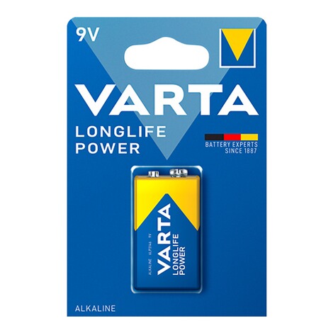 VARTA  Varta-Longlife-Power-batterijen, E-block 9 V 1