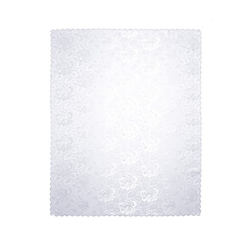 vivaDOMO®  Tafellaken "Jasmijn", wit 1
