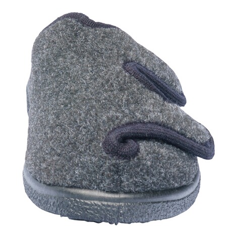 Wollen klittenbandpantoffel 7