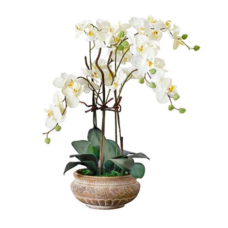 Kunstpflanze Orchideentopf 