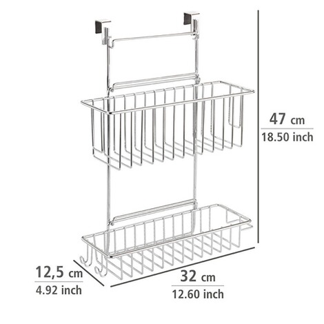WENKO Küchenschrank Einhängregal Flexi, mit 2 Ablagen online kaufen