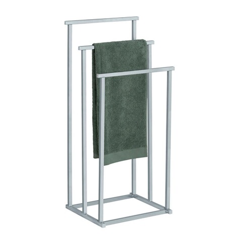 WENKO  Handtuchbutler Quadro mit 3 Stangen, Kleiderbutler 2