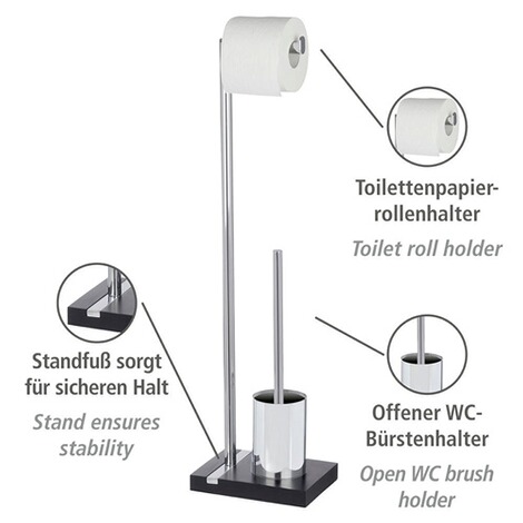 WENKOStand WC-Garnitur Noble Black 3