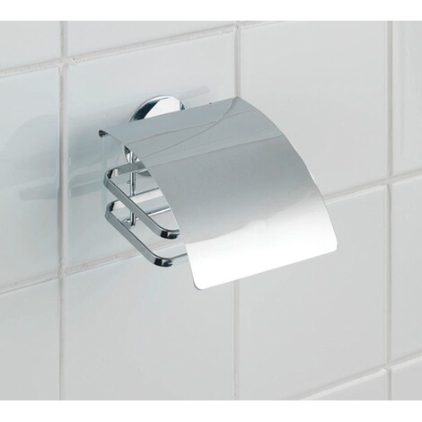 WENKO  Turbo-Loc® Edelstahl Toilettenpapierhalter Cover, rostfrei, Befestigen ohne bohren 9