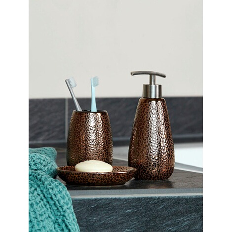 WENKO  Bad-Accessoire-Set Marrakesh 3-teilig, Bad-Zubehör Set 11
