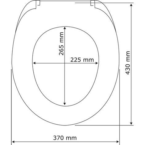 WENKO  WC-Sitz Eiche Grau, mit Absenkautomatik 5