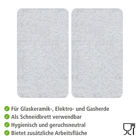 WENKO  Herdabdeckplatte Universal 2er Set, für alle Herdarten 3