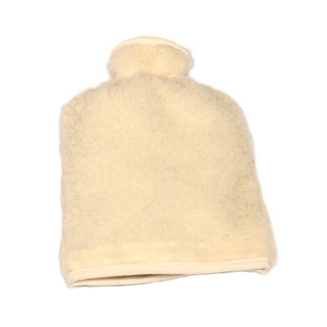 Wärmflaschenbezug Wolle, 20/30 cm  bordeaux 2